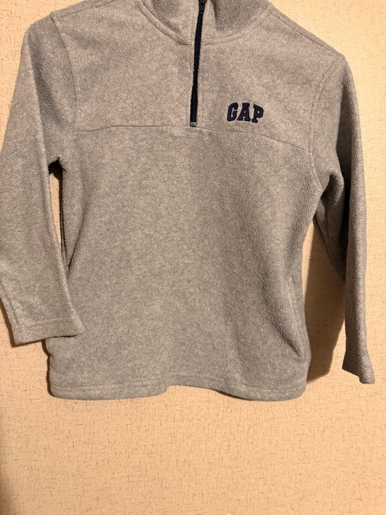 GAP Other - GAP Light Gray Half-Zip Fleece Pullover